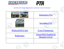 Tablet Screenshot of finneytownpta.org